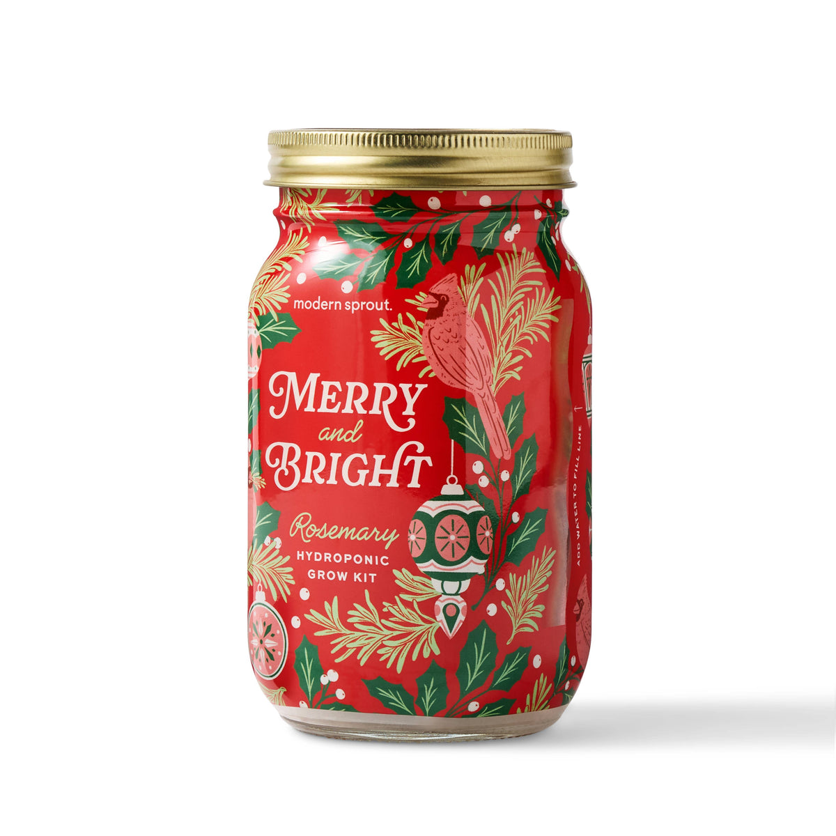 Holiday Herb Garden Jar