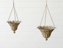 Iron Hanging Planters (Set Of 02).