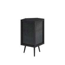 Floor Conical Cabinet With Tempered Glass Door And Storage Shelves, Suitable For Bathroom, Living Room, Bedroom Unavailable Platforms- Temu