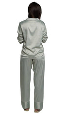 ASHLEY LONG MATTE SATIN  PAJAMAS