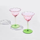 Tulip-Shaped Champagne Coupe Glass | Set of 2 | 6 oz.