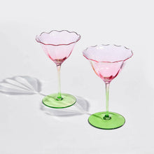 Tulip-Shaped Champagne Coupe Glass | Set of 2 | 6 oz.