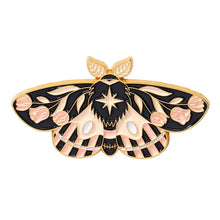 Floral Moth Butterfly Enamel Pins - Beautiful brooch pins