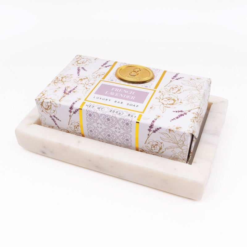 White Marble Soap Dish
