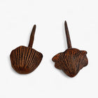 Aged Copper Finish Mushroom Garden Stakes