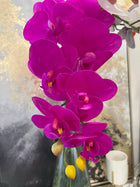 36" Real touch Large bloom Phalaenopsis Orchid-9 Flowers
