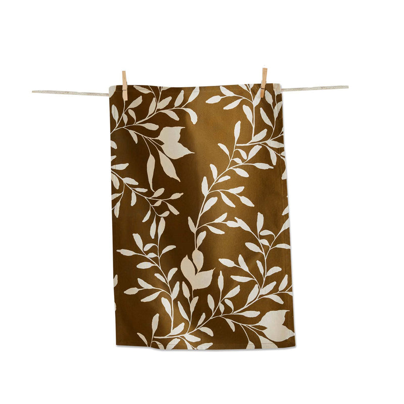 Fall/Harvest Autumn Botanical Dishtowel Foliage