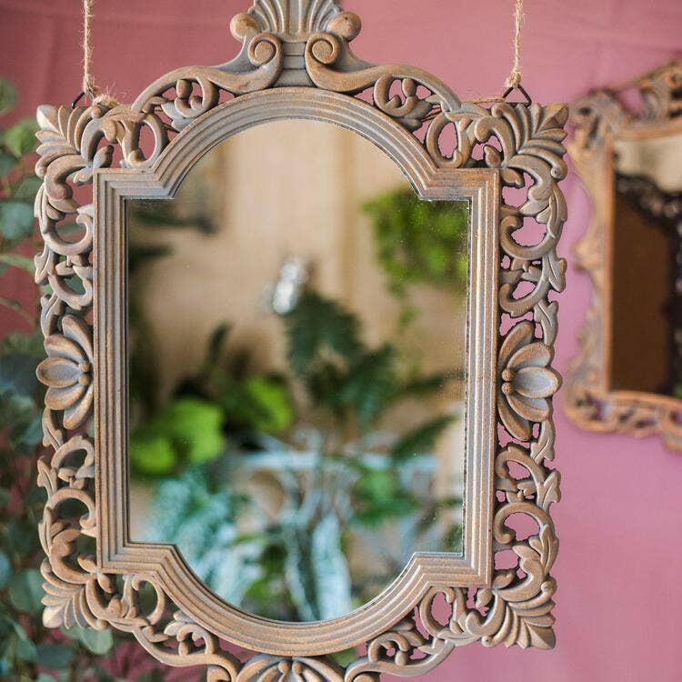 Decorative Mirror French Palace Style Carving Frame Wall Mir.