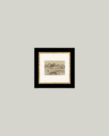 Tuscan Village Framed Antique Art.