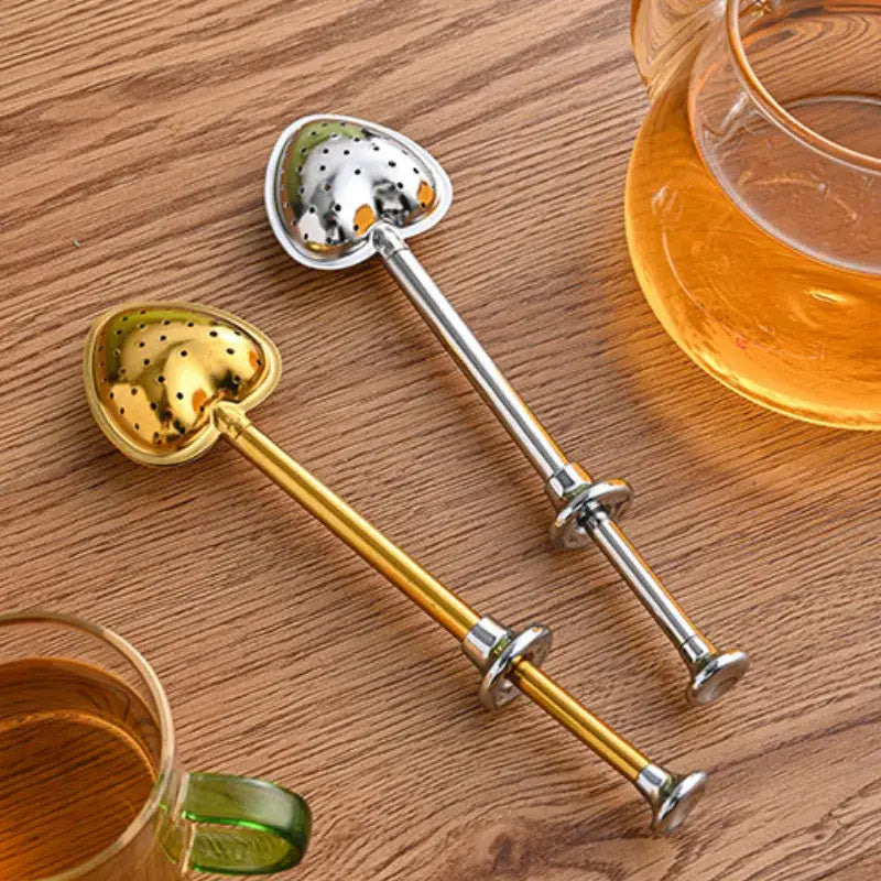 Heart-Shaped Tea Infuser - Stainless Steel 2 colors