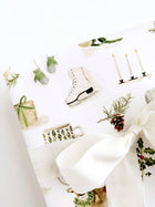 Evergreen gift wrapping paper