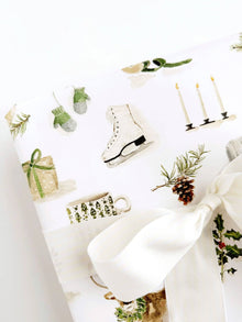Evergreen gift wrapping paper