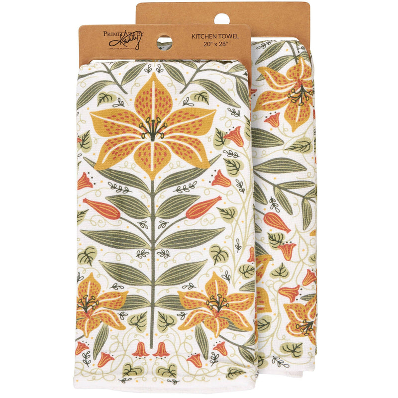 Nouveau Lily Kitchen Towel.