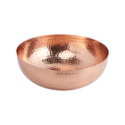 Creative Co-Op Round Hammered Metal Bowl Copper Finish