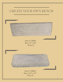 Create your own Decorative Bench.