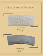 Create your own Decorative Bench.
