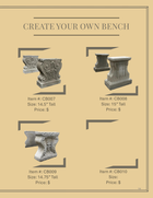 Create your own Decorative Bench.