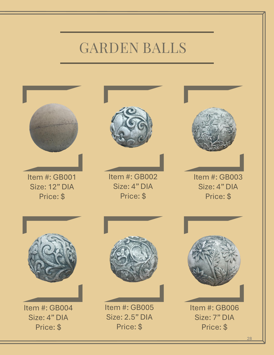 Garden Balls.