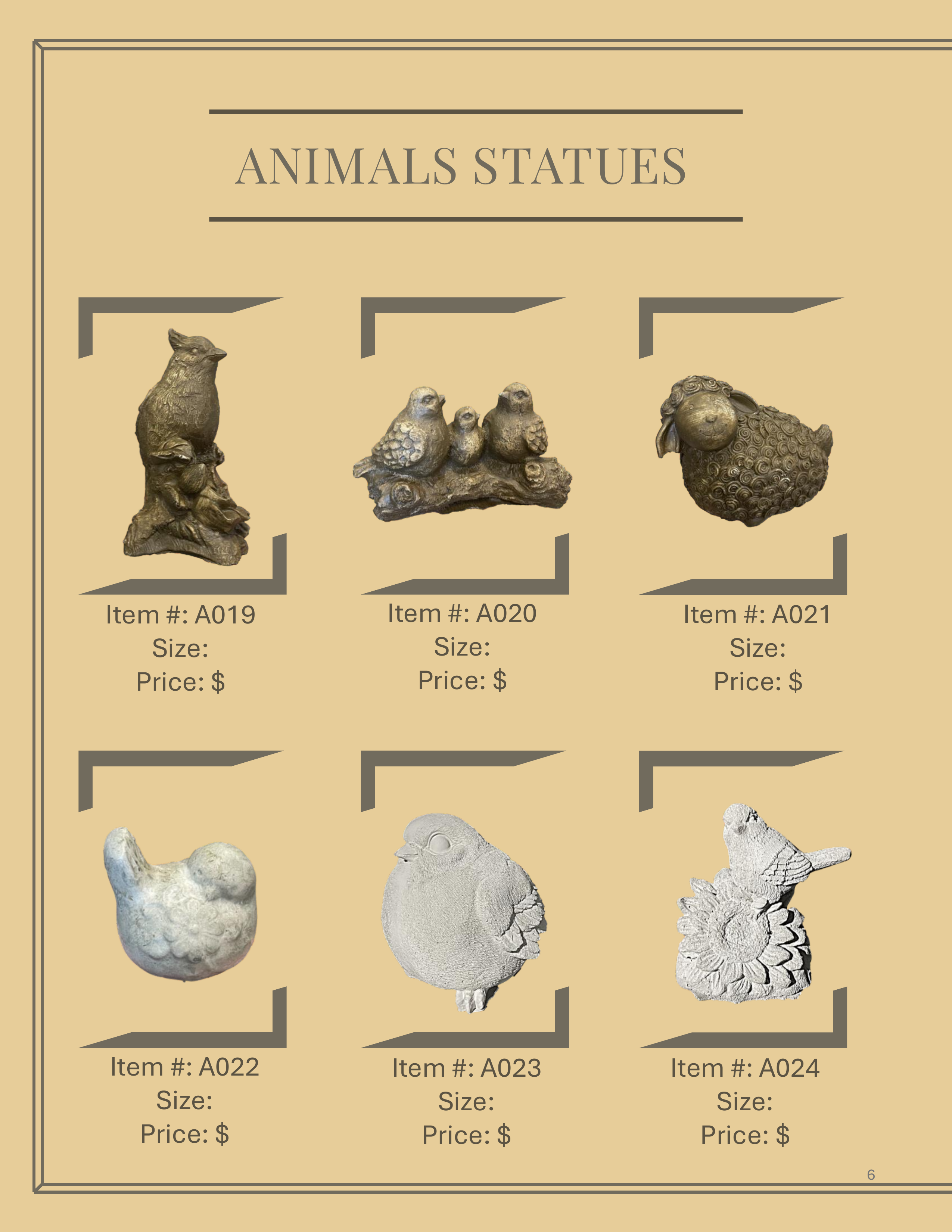 Animal Statues