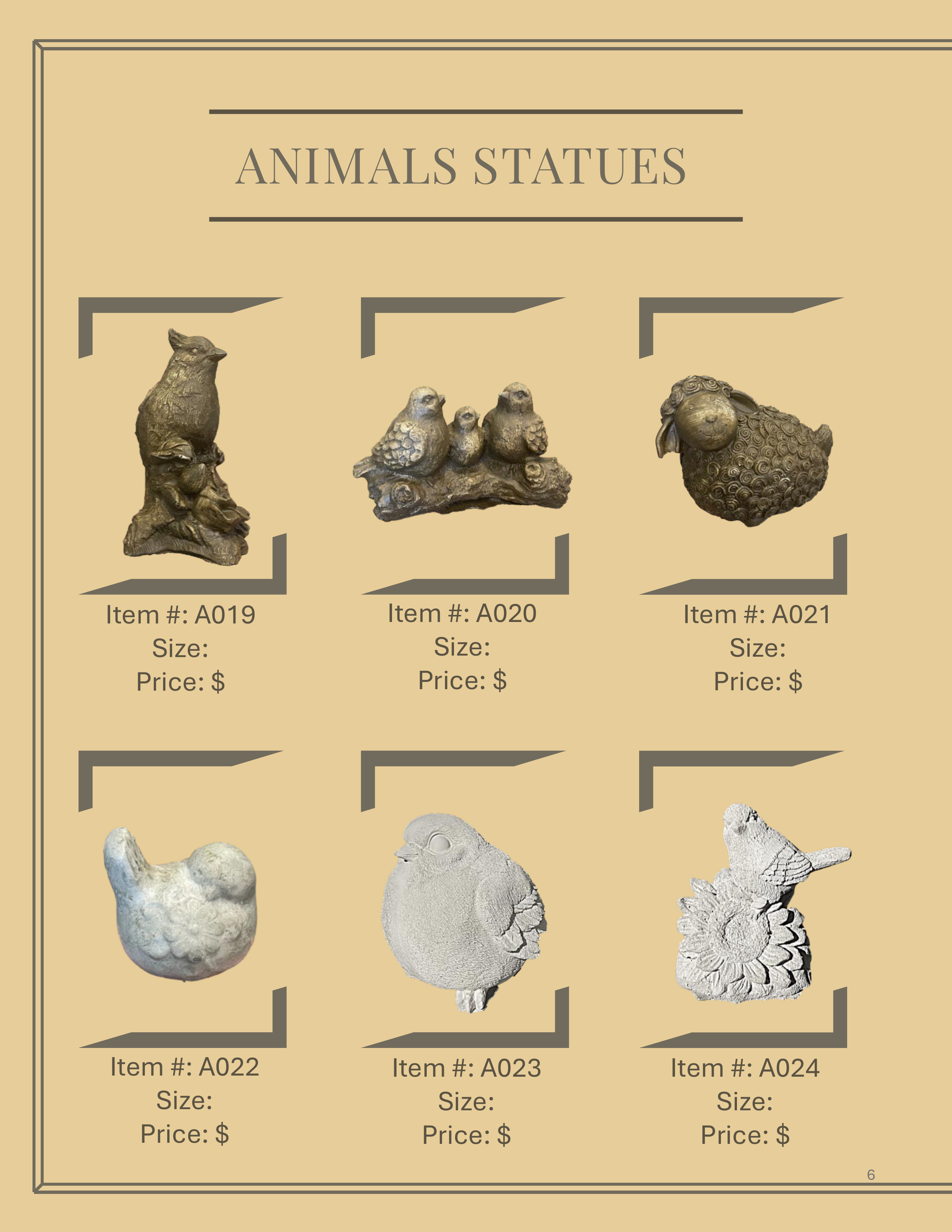 Animal Statues