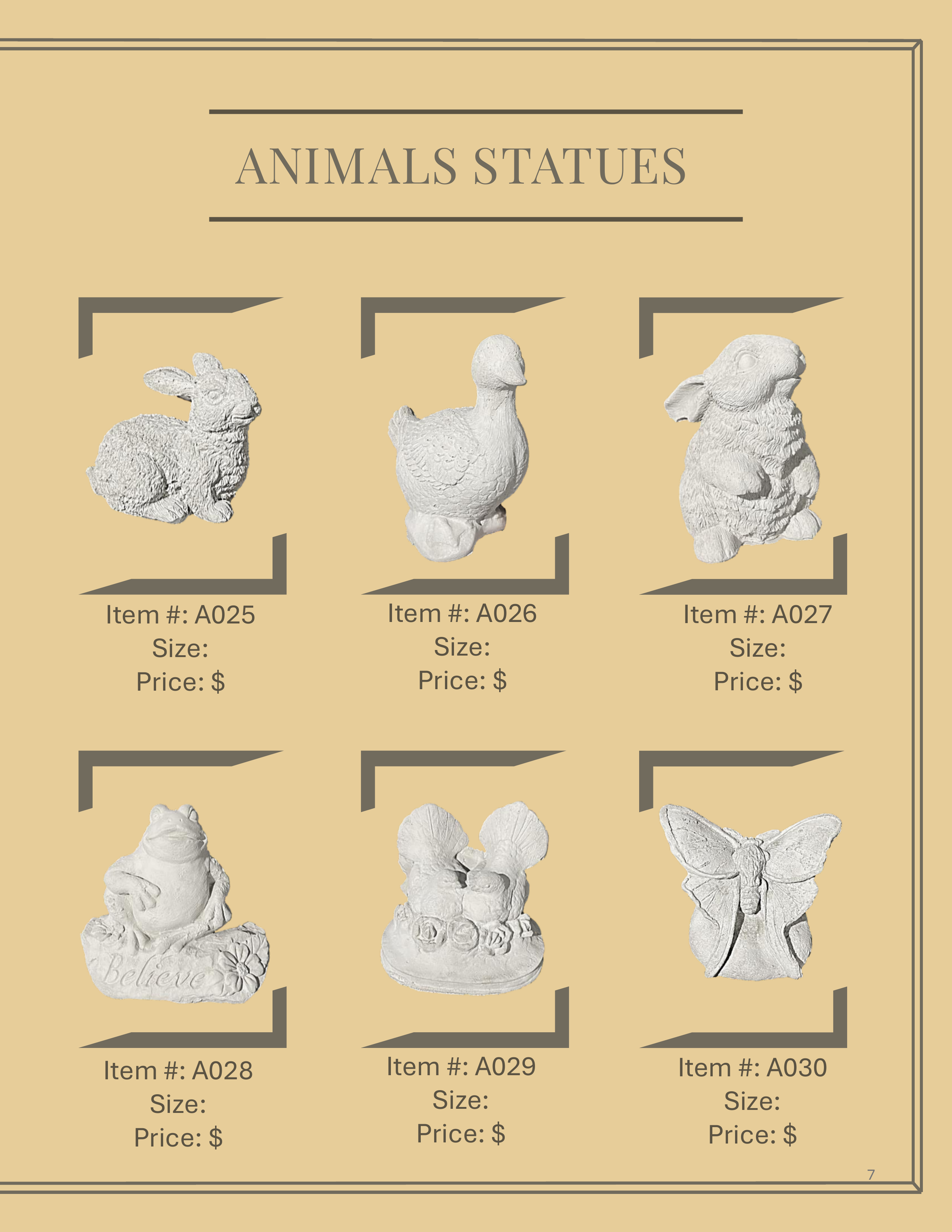 Animal Statues