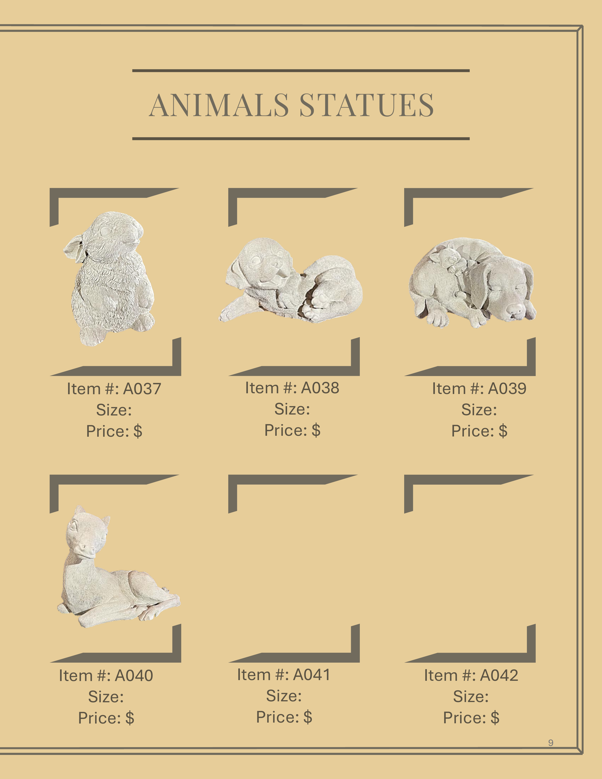 Animal Statues