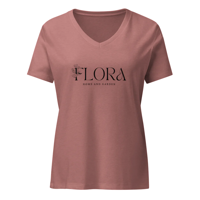 Women's Relaxed V-Neck T-Shirt | Bella Canvas 6405CVC.