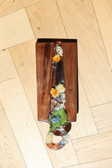 Floral Epoxy Serving Tray.