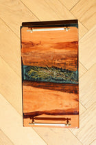Floral Epoxy Serving Tray