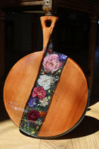 Floral Epoxy Serving Tray.