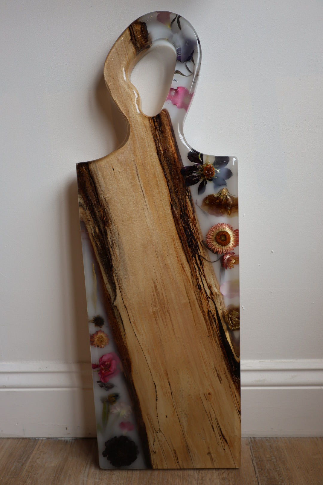 Floral Epoxy Serving Tray