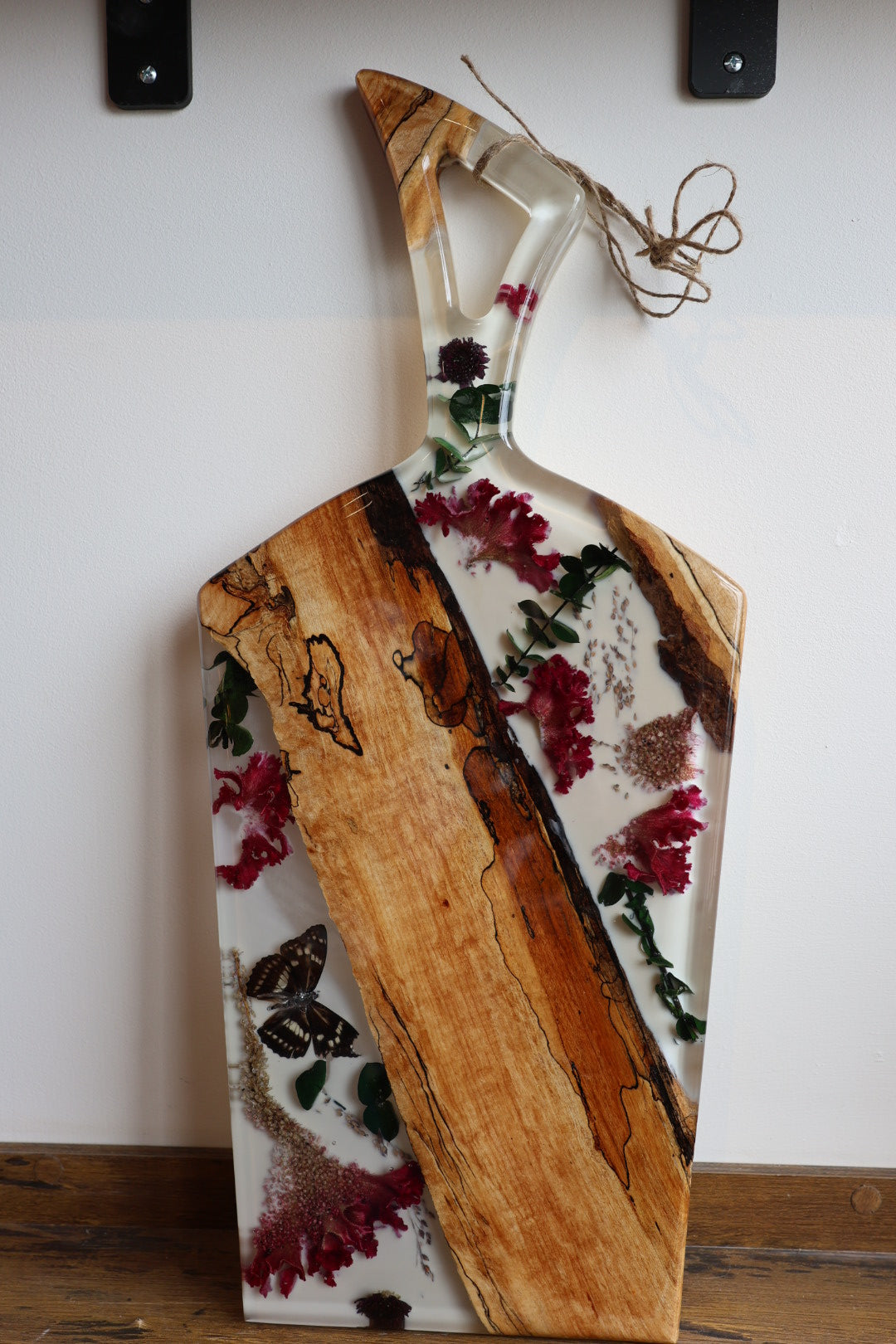Floral Epoxy Serving Tray