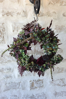 13" Autumn Dried Flower Wreath