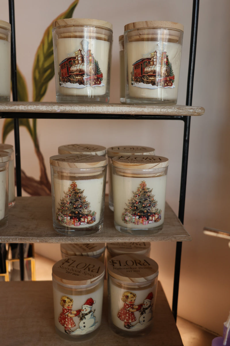 Nutcracker Brittle Candle - 7 oz