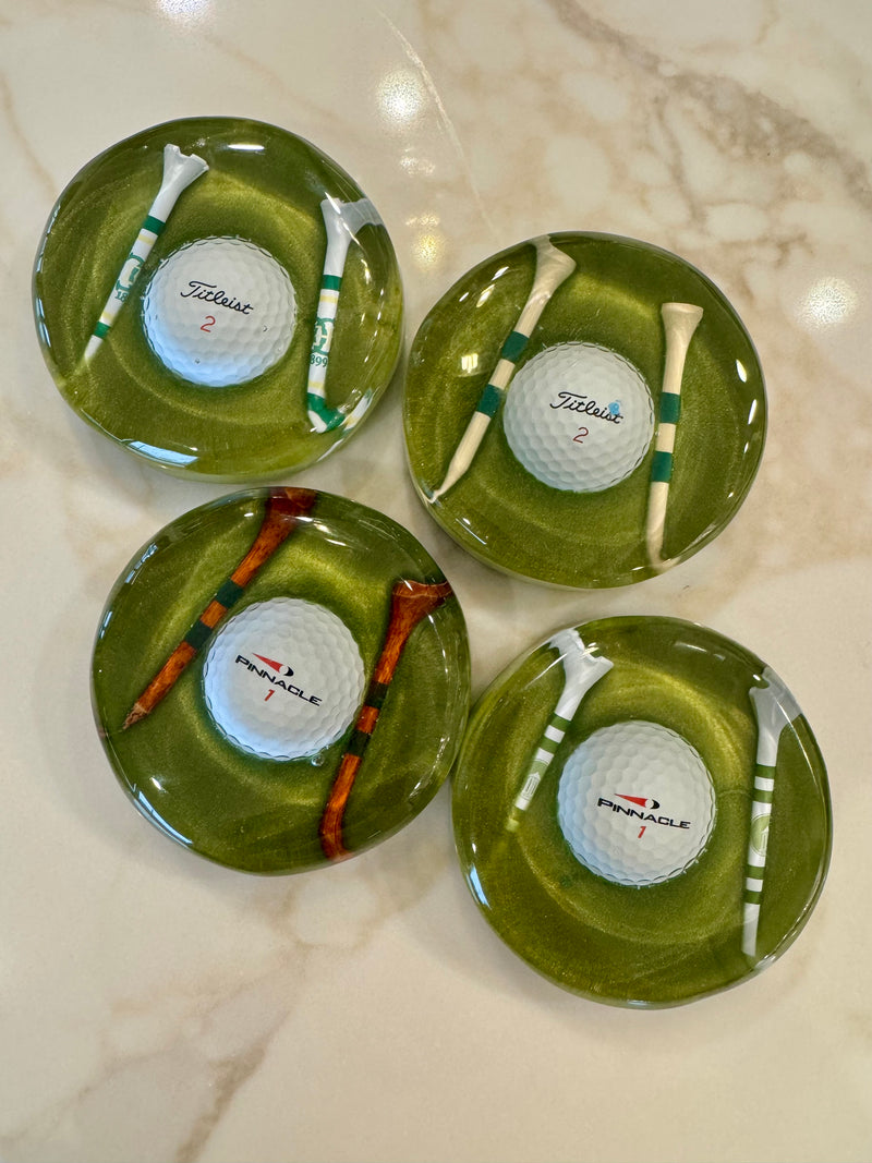 Epoxy Golf Coasters