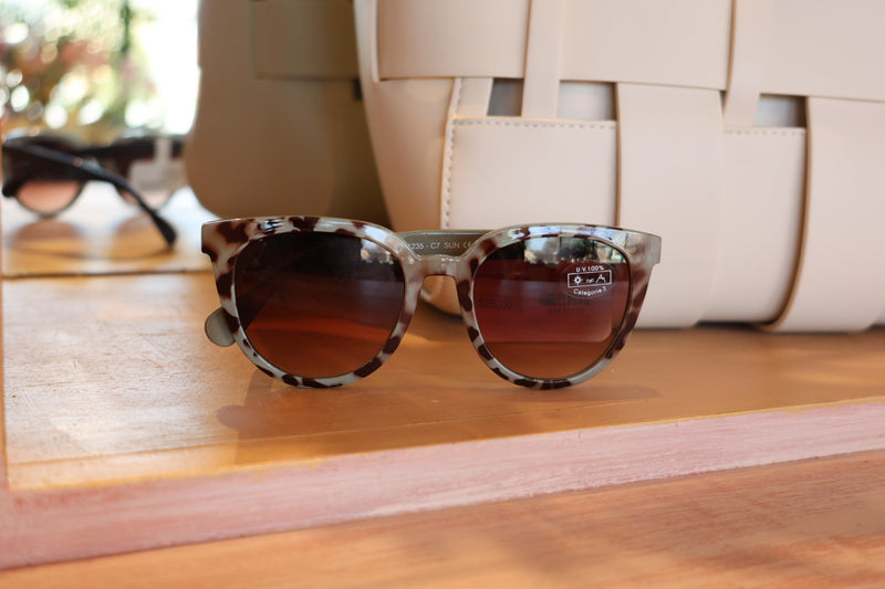 Mint Leopard Sunglasses