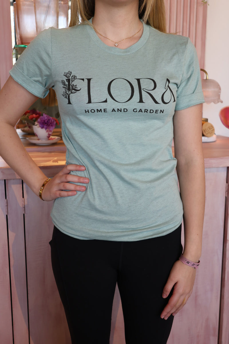 Teal Flora T-Shirt