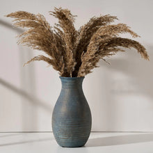 Vaseking 10.8 Inch Ceramic Rustic Antique Vase Minimalist Unique Style Decorative Vase for Home DecorLarge Flower Vase for Living Room Table Wedding Shelf Bronze