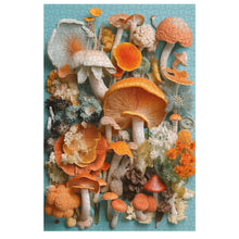 Mushroom Puzzle 1000 Pieces Puzzle for Adults Nature Plant Jigsaw Puzzles Mushroom Art Puzzles Colorful Wild Fungi Puzzle as Home Wall Decor