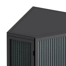 Floor Conical Cabinet With Tempered Glass Door And Storage Shelves, Suitable For Bathroom, Living Room, Bedroom Unavailable Platforms- Temu