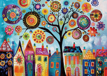 Tree of Life Puzzles for Adults 1000 Pieces Colorful Jigsaw Puzzle Art Puzzles as Home Decor
