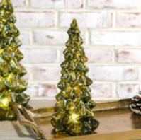 9.8"H LED EVERGREEN TREE