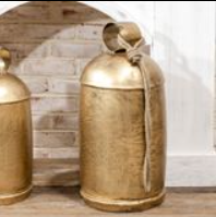 24" ANTIQUE GOLD BELL HANGER