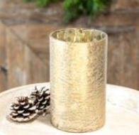 7.5" GOLD FOIL VASE