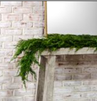 72" CEDAR GREEN GARLAND