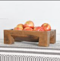 LG. HANDMADE CARVED WOOD STAND