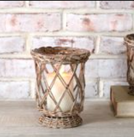7.5" WILLOW WRAPPED JAR