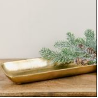 17" GOLD TRAY