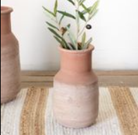 12" TERRACOTTA VASE