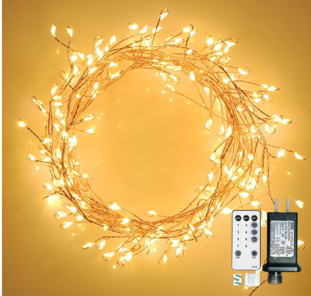 LED Firecracker String Lights - Copper